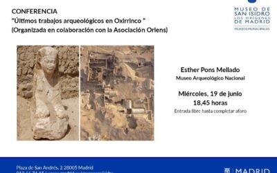 Conferencia presencial: Últimos trabajos arqueológicos en Oxirrinco