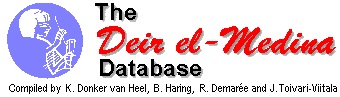 Base de Datos de Deir el-Medina