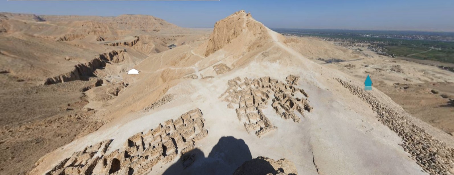 Viaje a las cabañas de obreros de la montaña tebana