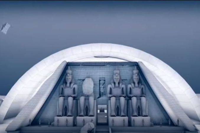 Vídeo: Traslado y reconstrucción del templo de Ramsés II en Abu Simbel