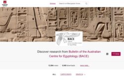 Acceso y descarga de artículos del Boletín del Centro Australiano de Egiptología