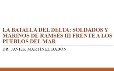 Audio de la conferencia El control de los mares. Batallas navales de la Antigüedad a la Edad Moderna (I): La batalla del Delta: soldados y marinos de Ramsés III frente a los Pueblos del Mar