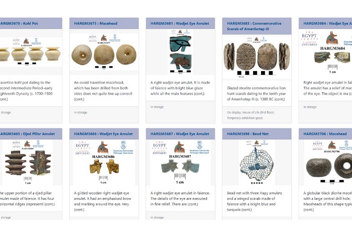 Base de datos de imágenes del Egypt Centre de la Universidad de Swansea
