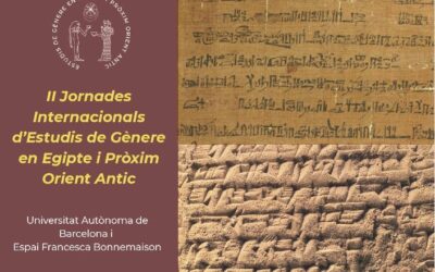 II EGEPOA (Jornadas Internacionales de Estucios de Género en Egipto y Próximo Orinte Antiguo – Abierto el plazo del envío de resúmenes