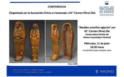 Conferencia en Madrid – Ataúdes amarillos egipcios