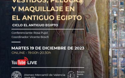 Conferencia online: Vestidos, pelucas y maquillaje en el Antiguo Egipto