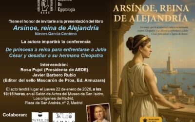 Conferencia y presentación de libros: Arsínoe, reina de Alejandría