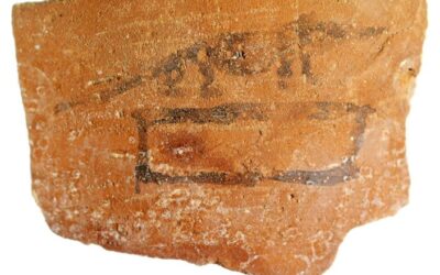 Descubrimiento de 13 mil nuevos óstraca en el yacimiento arqueológico de Athribis, en la gobernación de Sohag