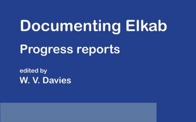 Pdf: Documenting Elkab. Progress Reports (ed. W.V. Davies)