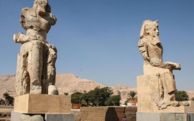 Dos colosales estatuas de Amenhotep III reinauguradas en la orilla oeste de Luxor
