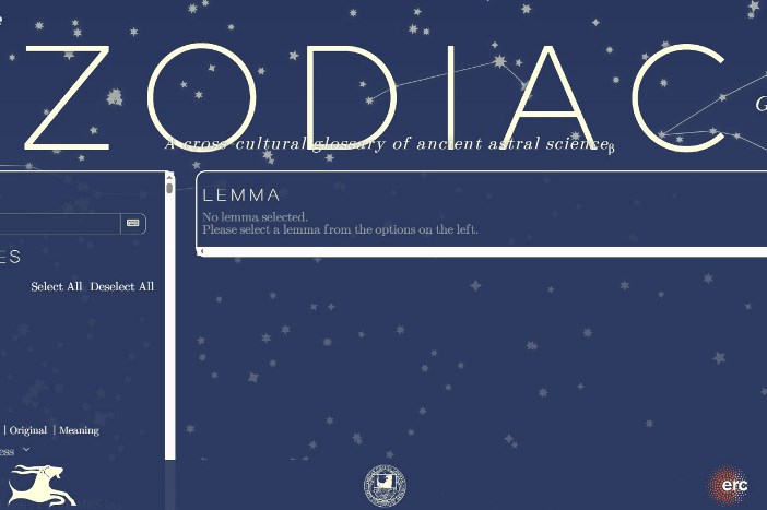 El proyecto ZODIAC Ancient Astral Science in Transformation