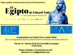 Exclusivo socios - Visitas guiadas exposición El Egipto de Eduard Toda