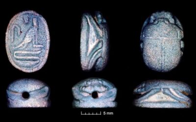 Identifican un amuleto egipcio con el nombre de un faraón en una tumba íbera de Alcubillas