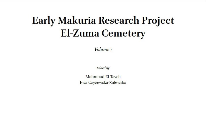 Acceso libre: Early Makuria Research Project. El-Zuma Cemetery (3-vol. set). Leiden, The Netherlands: Brill