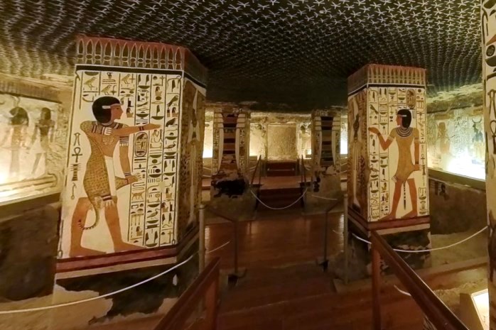 Paseo virtual por la tumba de Nefertari