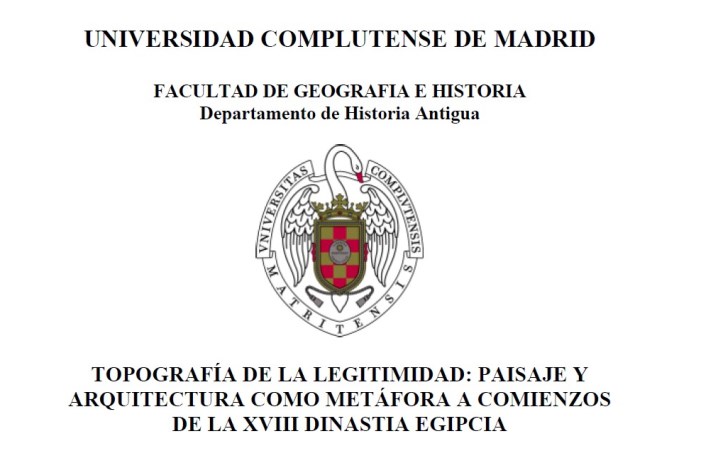 Pdf: Topografía de la legitimidad paisaje y arquitectura como metáfora a comienzos de la XVIII dinastía egipcia