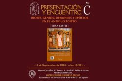 Presentaclón del libro de Elisa Castel  «Dioses, genios demonios y epítetos en el Antiguo Egipto»