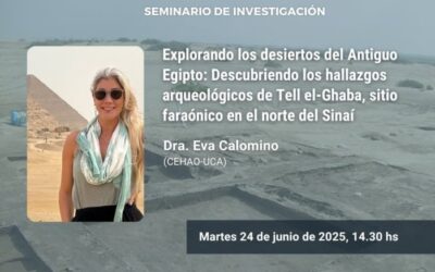 Seminario de investigación online-Explorando los desiertos del antiguo Egipto