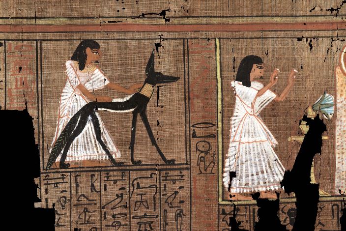 Una forma de ‘Tipp-Ex’ del antiguo Egipto se ha identificado en un papiro en el Museo Fitzwilliam del Reino Unido