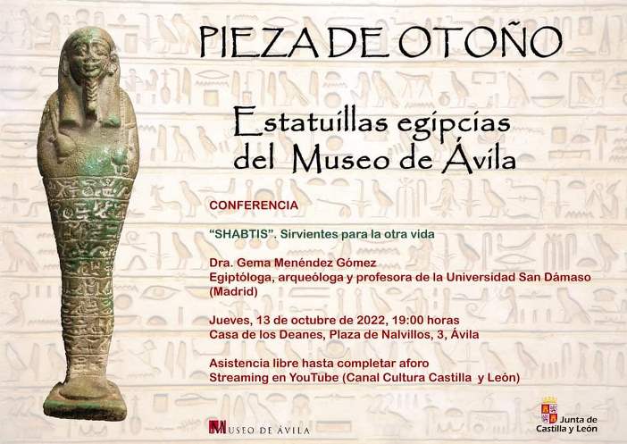 Acceso en diferido de Gema Meméndez: Estatuillas egipcias del Museo de Ávila