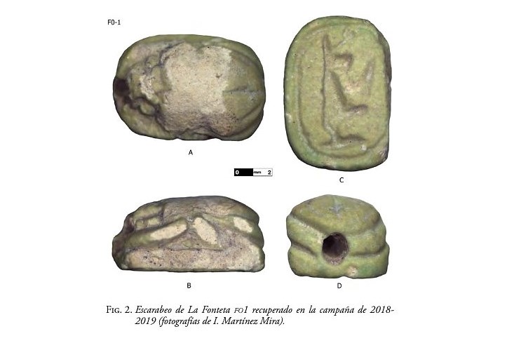 UN NUEVO ESCARABEO EGIPCIO HALLADO EN LA FONTETA (GUARDAMAR DEL SEGURA, ALICANTE)